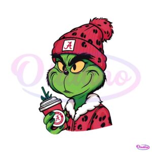 grinch-boujee-alabama-crimson-tide-png