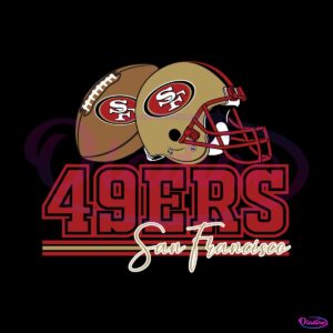 san-francisco-49ers-football-helmet-svg-digital-download