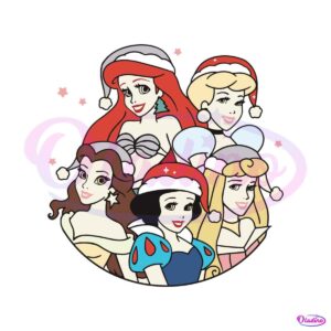 disney-princess-retro-christmas-svg