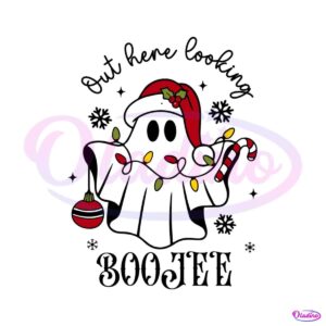 christmas-ghost-out-here-looking-boojee-svg