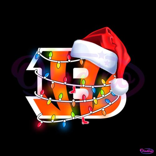 bengals-with-santa-hat-and-christmas-light-png