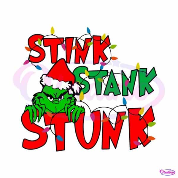 stink-stank-stunk-grinch-xmas-lights-svg
