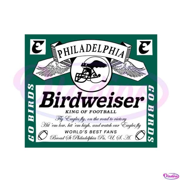 birdweiser-king-of-football-philadelphia-svg