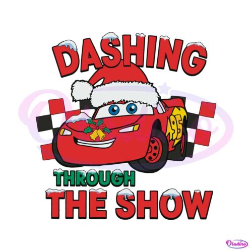 dashing-through-the-snow-lightning-mcqueen-svg