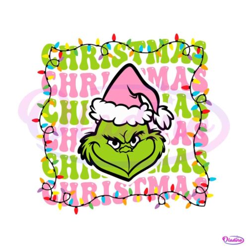 retro-christmas-grinch-face-svg