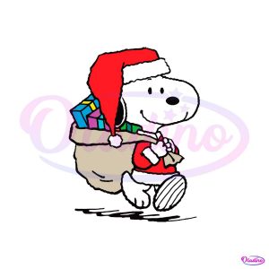 Funny Snoopy Christmas Gift SVG