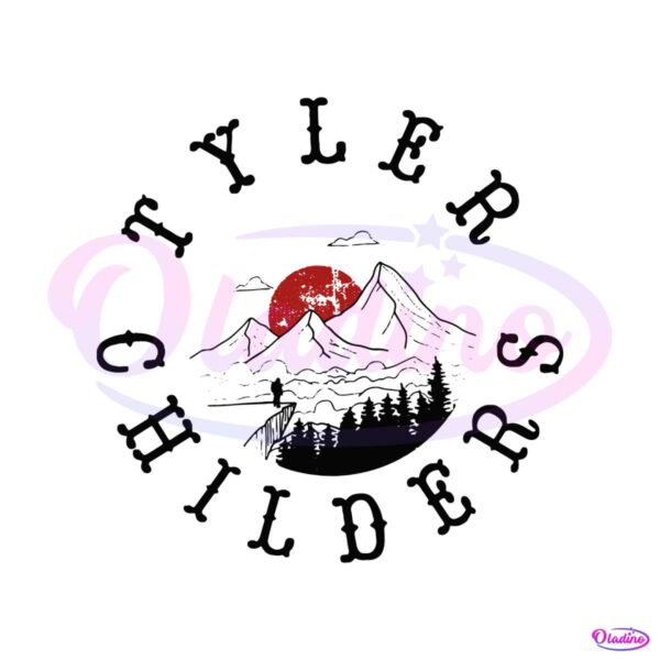 retro-tyler-childers-mountain-svg