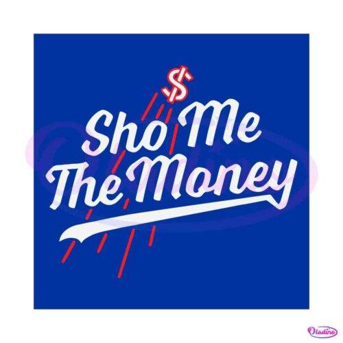 mlb-shohei-ohtani-sho-me-the-money-svg