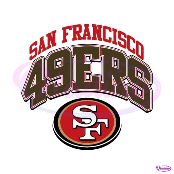 Vintage San Francisco 49ers Football SVG Download