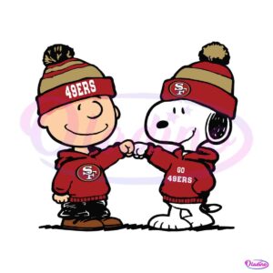 charlie-brown-and-snoopy-san-francisco-football-svg