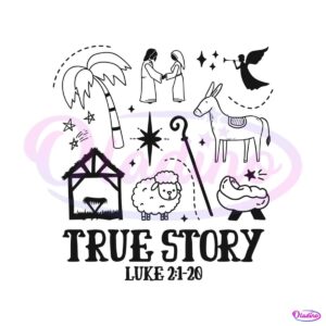 retro-true-story-luke-religious-svg