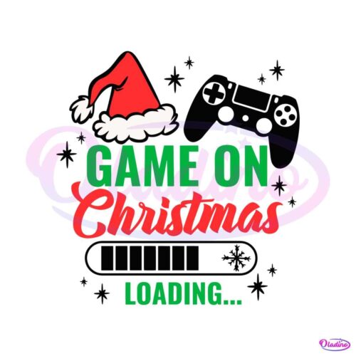 game-on-christmas-loading-svg