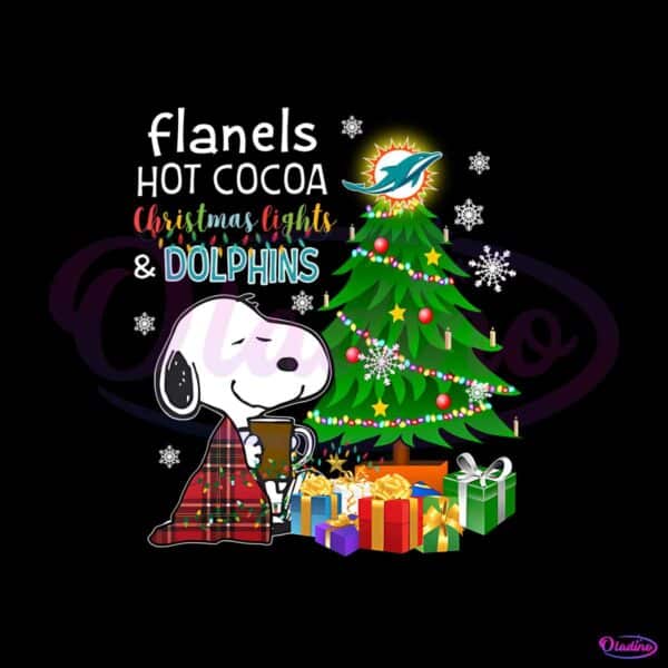 snoopy-hot-cocoa-christmas-light-miami-dolphins-png