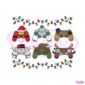 game-controller-christmas-playstations-svg