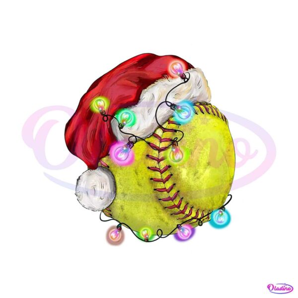 christmas-softball-team-santa-hat-png