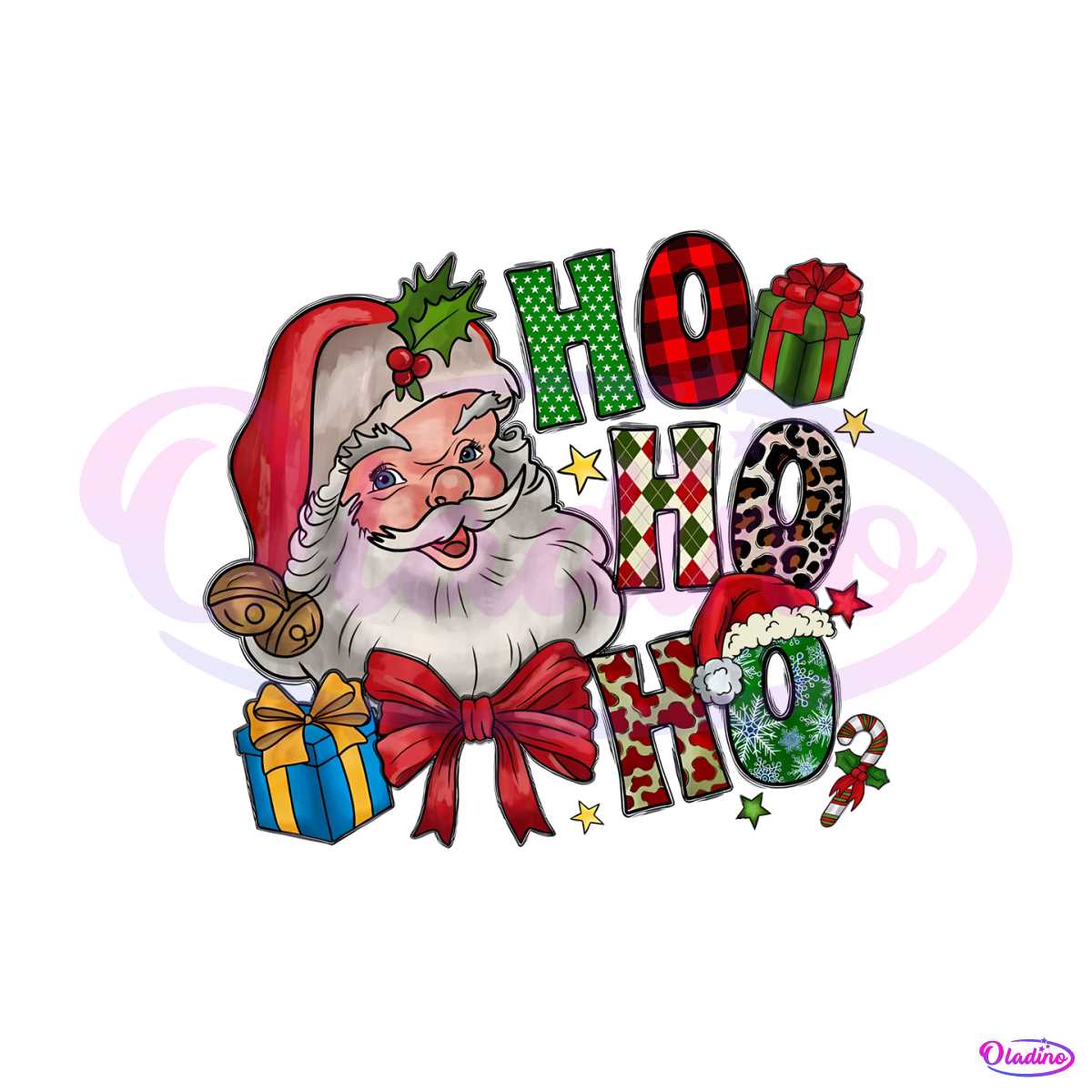 Ho Ho Ho Santa Claus Christmas PNG