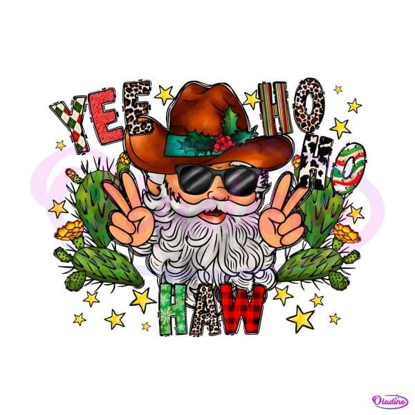 yee-ho-ho-haw-santa-cowboy-png