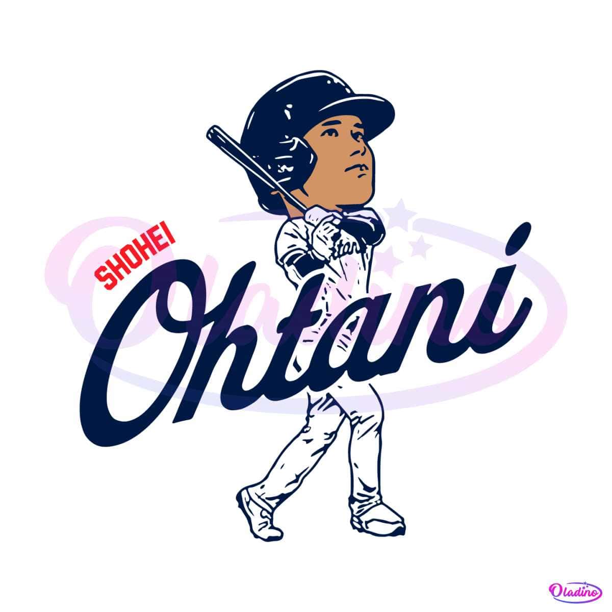 Shohei Ohtani Los Angeles Dodgers Baseball Svg