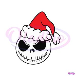 Nightmare Before Christmas Jack Skellington Santa SVG File