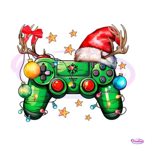 christmas-lights-game-controller-png