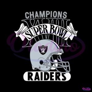 las-vegas-raiders-super-bowl-xviii-champions-svg