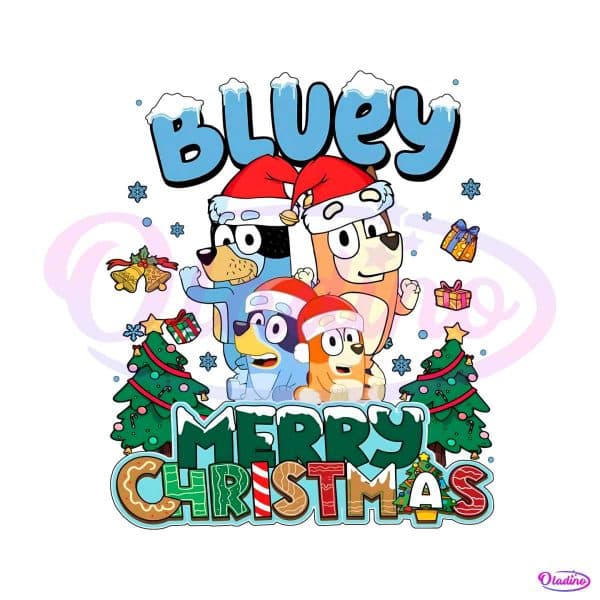 bluey-merry-christmas-bingo-family-png