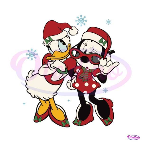 minnie-and-daisy-christmas-svg