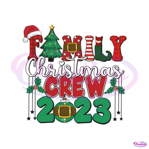 retro-family-christmas-crew-2023-svg