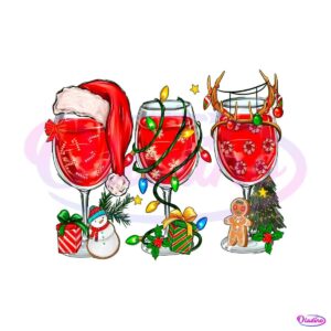 retro-christmas-wine-santa-hat-png