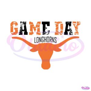 game-day-longhorns-ncaa-svg-digital-download