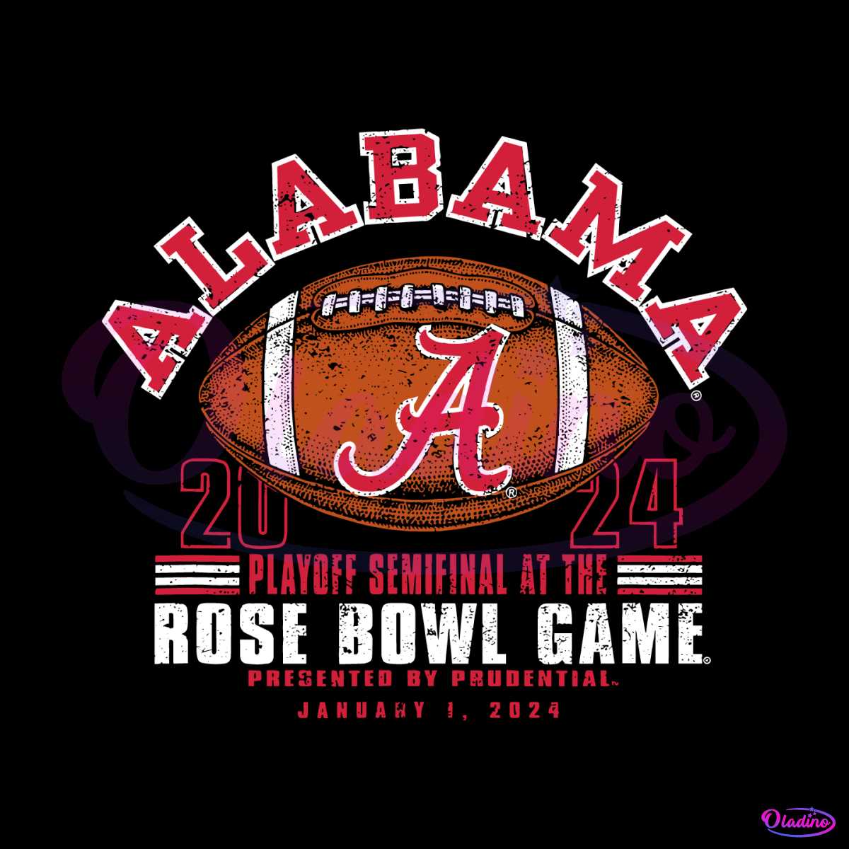 Alabama Crimson Tide Football Playoff Rose Bowl 2024 Svg Oladino