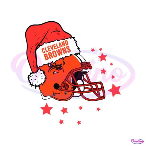 cleveland-browns-helmet-santa-hat-svg