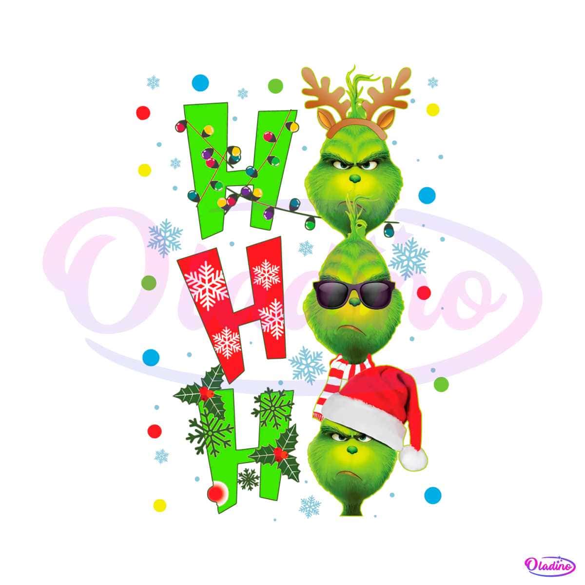 Grinch Ho Ho Ho Christmas PNG, Grinch Christmas PNG, Christmas PNG Dig