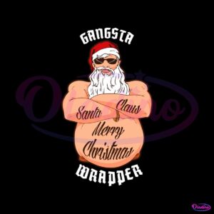 gangsta-wrapper-merry-christmas-svg