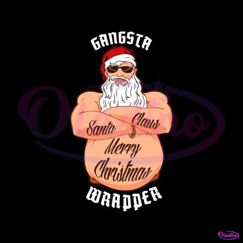 gangsta-wrapper-merry-christmas-svg