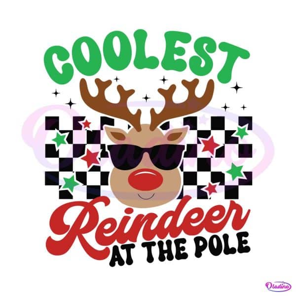 funny-coolest-reindeer-at-the-pole-svg