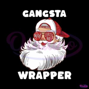 gangsta-wrapper-santa-merry-christmas-png