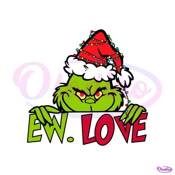 ew-love-grinch-santa-christmas-lights-svg