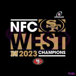 nfc-west-2023-champions-san-francisco-49ers-svg