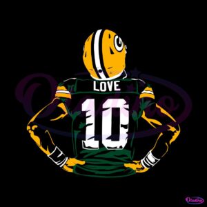 green-bay-packers-football-player-jordan-love-svg