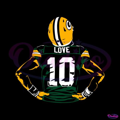 green-bay-packers-football-player-jordan-love-svg