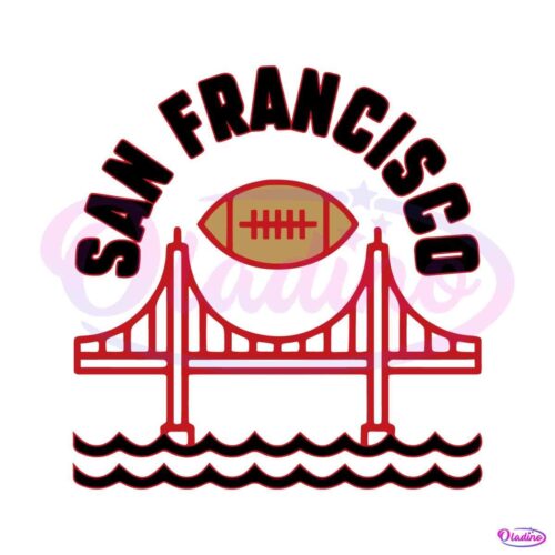 retro-san-francisco-bridge-football-svg-digital-download