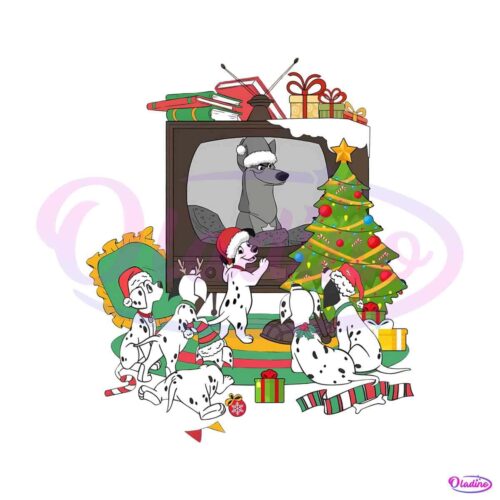 101-dalmatians-watching-tv-christmas-light-png