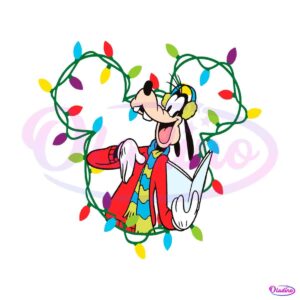 goofy-christmas-lights-mickey-head-svg