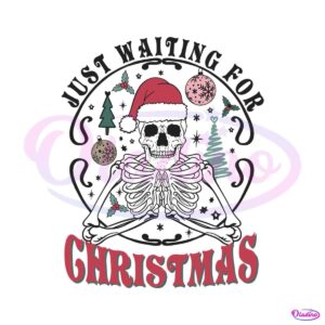 just-waiting-for-christmas-skeleton-svg