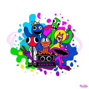 rainbow-friends-cartoon-christmas-svg