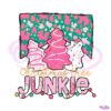 christmas-tree-junkie-pink-cake-svg