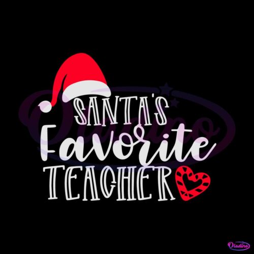 santas-favorite-teacher-christmas-svg