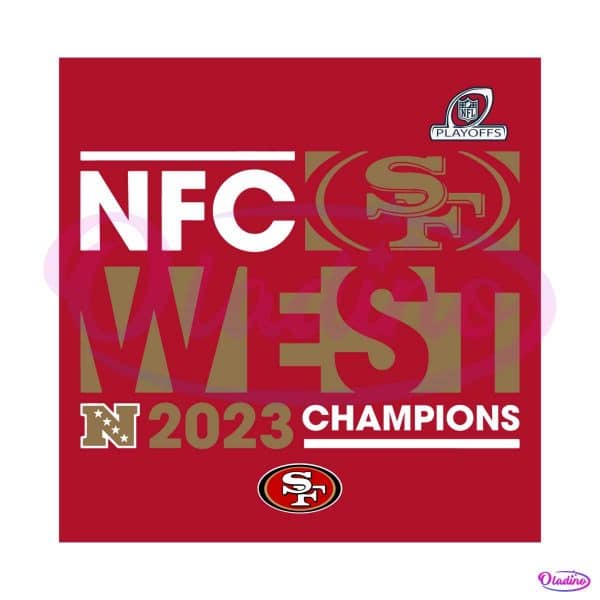 49ers-2023-nfc-west-division-champions-svg
