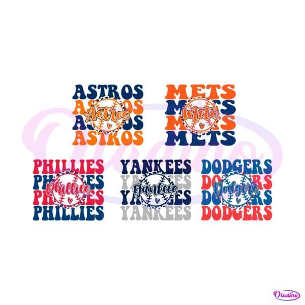 baseball-mets-yankees-phillies-dodgers-astros-svg-bundle